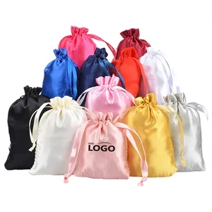 Satin Drawstring Bundle Pocket Gift Bags