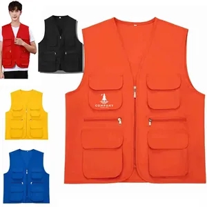 Unisex Volunteer Vest with Zipper