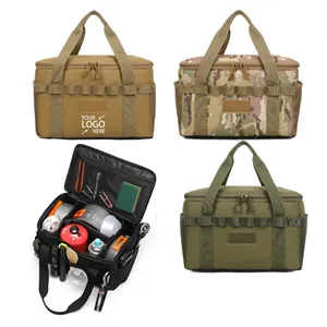 Tactical Camping Cookware Trunk Organizer Storage Tote Bag