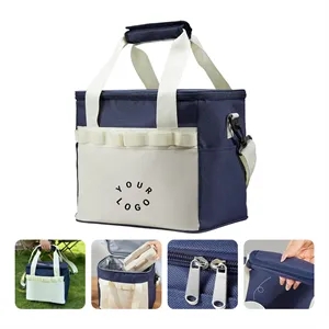 Custom Logo MOQ 50 Large-Capacity Insulated Picnic Cooler Bag