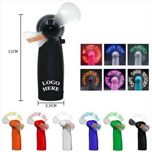 Pre-Programmed Mini Colorful Fan with LED light