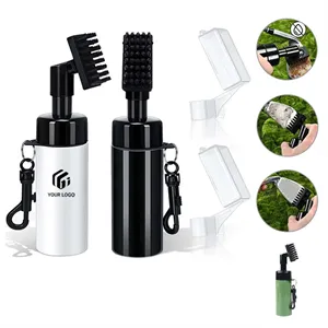 Custom Logo Essential Men Gift Golf Club Cleaner Brush with Spray Bottle