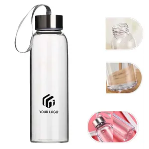 Custom Logo Clear Reusable Sports Juicing Drinks Travel Water Bottle