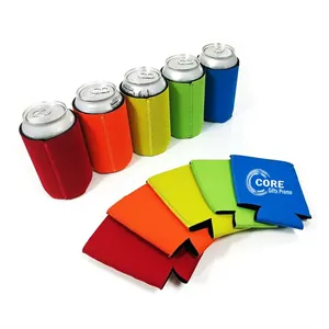 Custom Logo Collapsible Neoprene Cooler Beer Can Sleeves