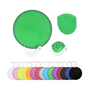Custom round foldable frisbee fan
