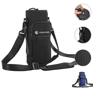 Custom Logo Multifunctional outdoor hiking cycling bottle carrier bag