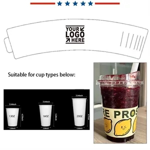 Disposable Snap-On Coffee Cup Sleeve