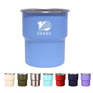 Logo Design 304 SS Single Layer Camping Step Cup