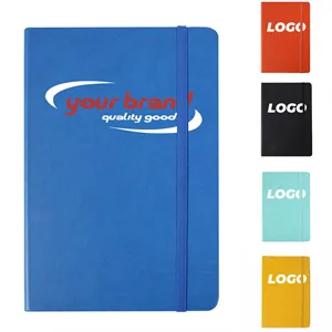 Custom Logo A5  PU Leather Notebook