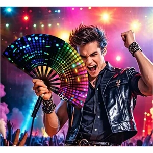 Personalized Snap Open Dance Fans Bulk Promo Items