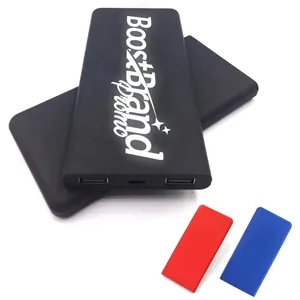 Custom Logo Customizable LED Logo Power Bank for Promotional Gifts