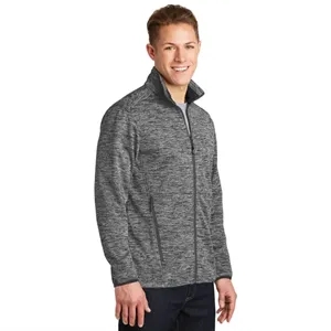 Sport-Tek PosiCharge Electric Heather Soft Shell Jacket.