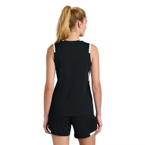 Sport-Tek Women's Club Sleeveless V-Neck
