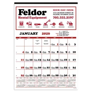 Skinner & Kennedy® Contractor's 12-Sheet Calendar