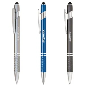 Custom Logo Stylus-456 Promotional Stylus Pens with Etched Grip