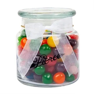 22 oz Glass Jar filled with Assorted Fruit Sours