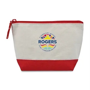 Canvas Zippered Pouch