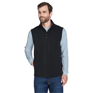 CORE365 Men's Cruise Two-Layer Fleece Bonded Soft Shell Vest