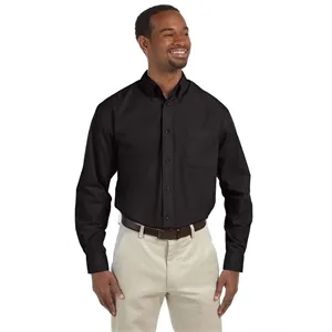 Harriton Men's Essential Poplin
