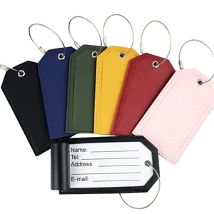 Travel Name Leather PU Tag