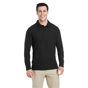 CORE365 Men's Fusion ChromaSoftâ„¢ Long Sleeve Pique Polo
