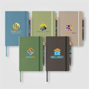 Terra Recycled Carton Hard Cover A5 Notebook & Reborn Pen