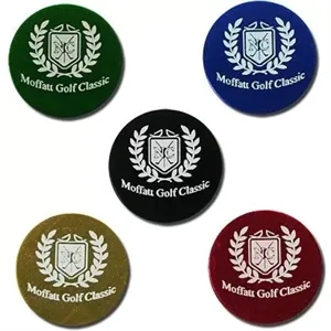 Aluminum Engraved Golf Ball Marker
