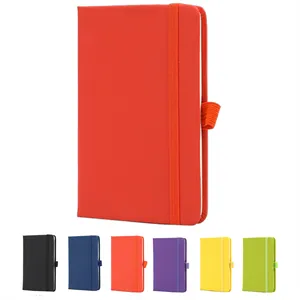 Custom Logo Budget A6 Pu Leather Cover Journal Notebook Sbpg Custom