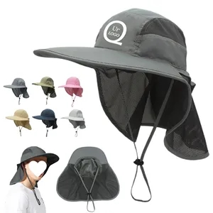 Outdoor Large Brim Neck Cap