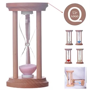 3 Minutes Wooden Hourglass Timer