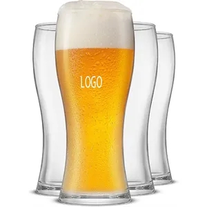 Personalized 16oz pilsner beer glasses
