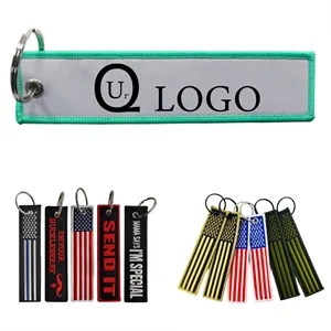 Customized Woven Keychain