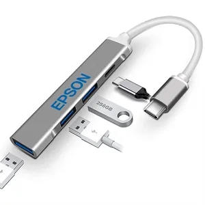 Aluminum USB Type-C 3-in-1 Hub