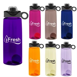 26 oz. Flair Bottle Snap On Silicone Loop with Mixer Ball
