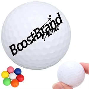 Custom Logo Stress Relief Golf Ball Squeeze Toy