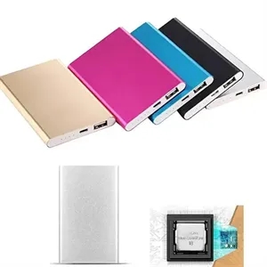 5000mAh Power Bank Ultra-thin Durable Portable Charger Metal
