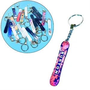 Customized Acrylic Snowboard Keychain