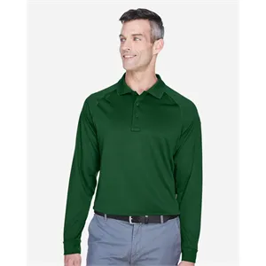 Harriton Men's Advantage Long Sleeve Tactical Polo