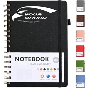 A5 Spiral Notebook Minimalist Design Durable Paper Writing