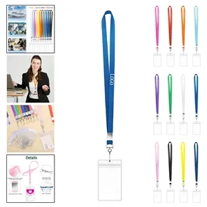 Custom Logo ID Badge Lanyard