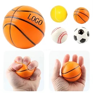 Custom Logo Decompression Foam Sports Stress Balls