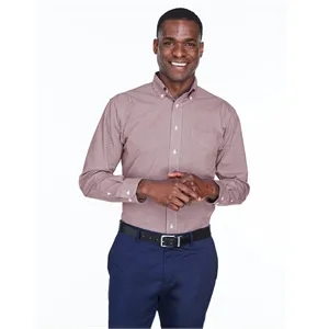 Devon & Jones Men's Crown Collection® Gingham Check Woven...