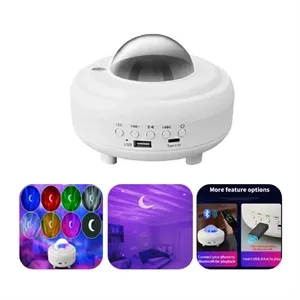 Northern Moon Lights Projector with Wireless Speaker