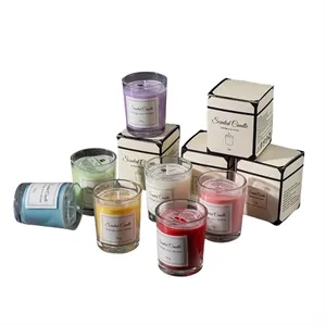 Glass Jar Scented Candle Gift Box Set