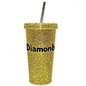 Studded Diamond Bling Tumbler