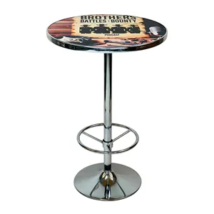 Chrome Bar Table