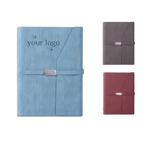 Custom Logo Soft Premium PU Leather Notebook