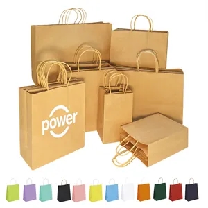 Kraft Paper Tote Bags for Retail Events and Gifting