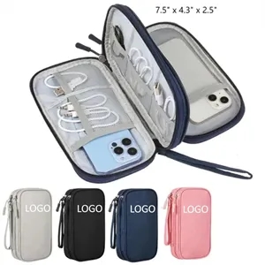 Custom Logo Tech Organizer Pouch Waterproof Lightweight