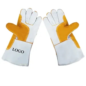 Double-Layer Cowhide Protective Gloves